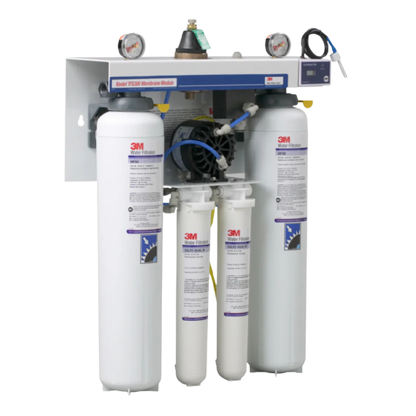 3M RO water filtration system on a white background