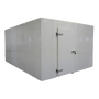 Light colored cold room unit on a white background