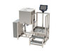Forza stainless steel TAS-400 trichome agitation system for hash washing showing the agitation vessel upright and closed